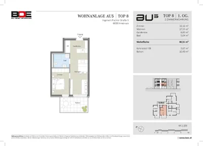 2-Zimmer-Wohnung kaufen in Innsbruck – 40,51 m², € 494.400 – Bild 7 von 7