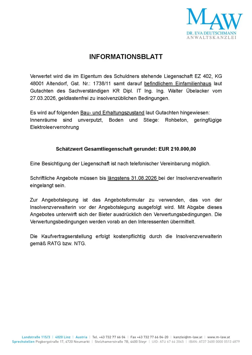 Haus – St. Roman, Aschenberg - Ansicht 2