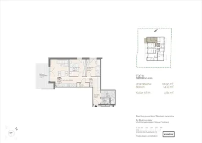 3-Zimmer-Wohnung kaufen in Ried im Innkreis – 68,95 m², € 338.000 – Bild 4 von 6