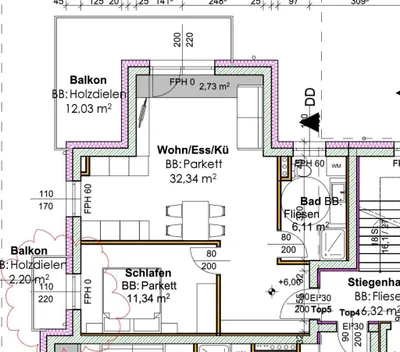 2-Zimmer-Wohnung kaufen in Linz – 50 m², € 282.400 – Bild 3 von 4
