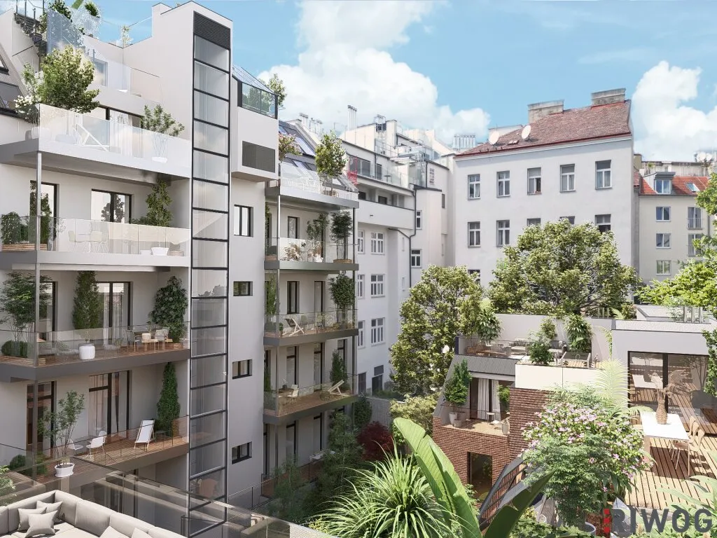 GROHGASSE 10 | exklusiv ausgestattete 2-Zimmer Maisonette-Wohnung in absoluter Hofruhelage | Townhouse - Widok 2