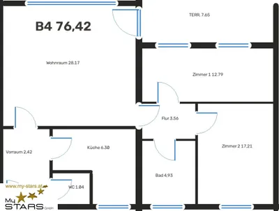 3-Zimmer-Wohnung kaufen in Salzburg-Umgebung – 76 m², € 365.000 – Bild 15 von 15