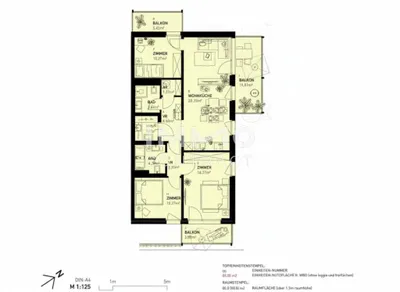 4-Zimmer-Wohnung kaufen in Wien – 82,4 m², € 555.500 – Bild 9 von 9