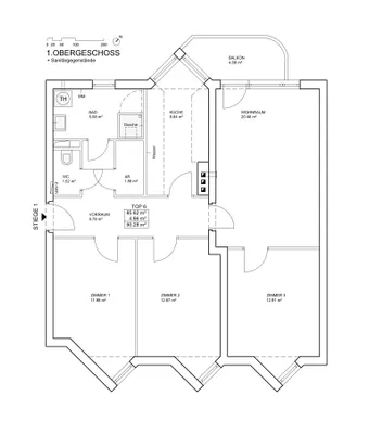 4-Zimmer-Wohnung kaufen in Korneuburg – 86 m², € 305.000 – Bild 14 von 15