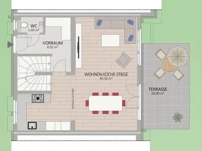 4-Zimmer-Haus kaufen in Wien – 111,71 m², € 759.900 – Bild 2 von 6
