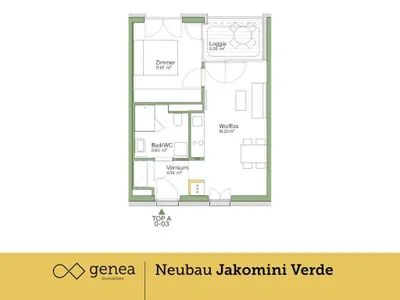 2-Zimmer-Wohnung kaufen in Graz – 40,8 m², € 201.000 – Bild 2 von 19