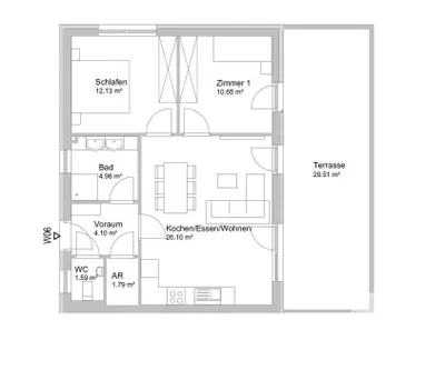 3-Zimmer-Wohnung kaufen in Graz – 61,32 m², € 239.900 – Bild 12 von 13
