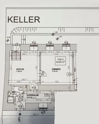 2-Zimmer-Gewerbeimmobilie mieten in Wien – 43,63 m², € 745 – Bild 15 von 15