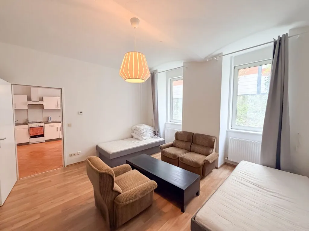 Büro / Ordination / Arbeiterquartier im Erdgeschoss mit Terrasse und Garten! Habichergasse Nähe Thaliastraße! - Ansicht 2