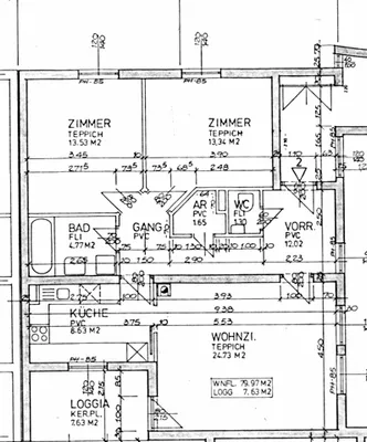3-Zimmer-Wohnung mieten in Melk – 79,96 m², € 766 – Bild 2 von 3