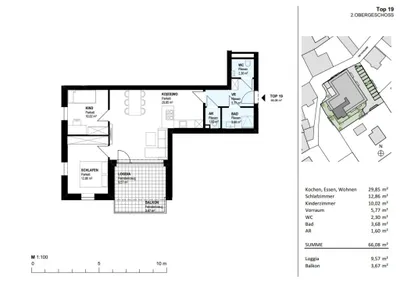 3-Zimmer-Wohnung kaufen in Kirchdorf an der Krems – 66,34 m², € 318.870 – Bild 10 von 15