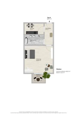 1-Zimmer-Wohnung kaufen in Gänserndorf – 58,13 m², € 249.000 – Bild 11 von 11