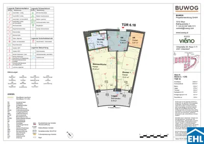 2-Zimmer-Wohnung mieten in Mödling – 54,65 m², € 1.226 – Bild 11 von 11