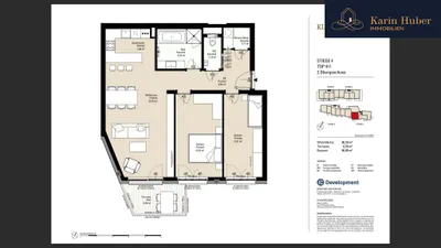 3-Zimmer-Wohnung mieten in Tulln – 80,28 m², € 1.599 – Bild 9 von 9