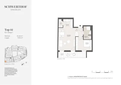 2-Zimmer-Wohnung mieten in Bruck an der Leitha – 50,95 m², € 900 – Bild 8 von 8