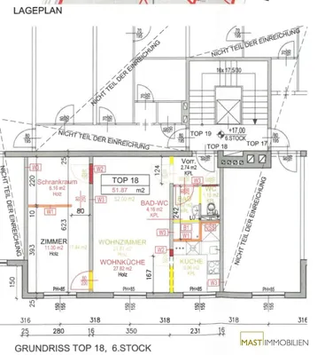 2-Zimmer-Wohnung kaufen in Wien – 51,87 m², € 299.000 – Bild 14 von 14