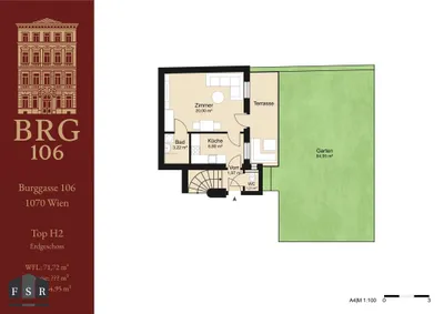 2-Zimmer-Wohnung kaufen in Wien – 73,91 m², € 379.000 – Bild 18 von 19