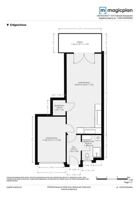 2-Zimmer-Wohnung mieten in Graz – 49,4 m², € 868 – Bild 9 von 10