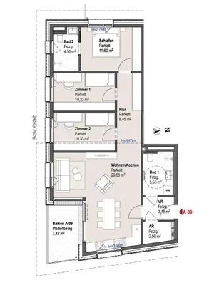4-Zimmer-Wohnung kaufen in Zell am See – 86,16 m², € 594.504 – Bild 2 von 6
