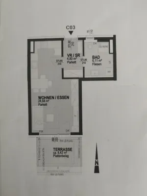 1-Zimmer-Wohnung mieten in Klagenfurt – 36 m², € 790 – Bild 15 von 16