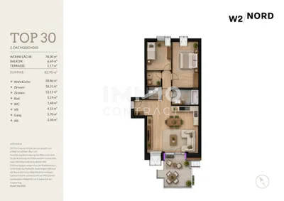 3-Zimmer-Wohnung kaufen in Wien – 78 m², € 499.000 – Bild 12 von 12
