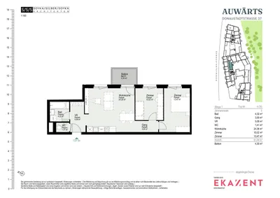 3-Zimmer-Wohnung mieten in Wien – 61,69 m², € 1.720 – Bild 8 von 8