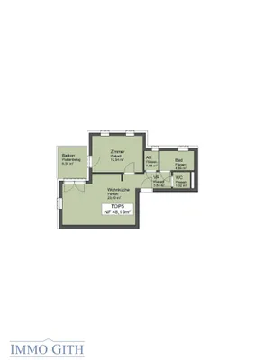 2-Zimmer-Wohnung kaufen in Mödling – 48,15 m², € 393.750 – Bild 9 von 9