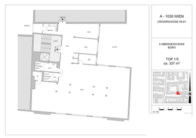 Gewerbeimmobilie mieten in Wien – 332 m², € 17 – Bild 7 von 7