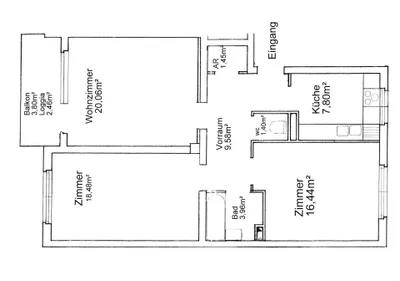 3-Zimmer-Wohnung kaufen in Graz – 79,17 m², € 220.000 – Bild 14 von 23