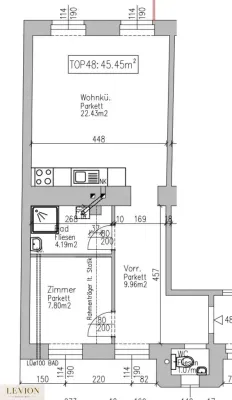 2-Zimmer-Wohnung kaufen in Wien – 45,45 m², € 269.000 – Bild 12 von 12