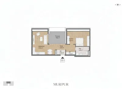 2-Zimmer-Wohnung kaufen in Graz – 57,51 m², € 407.631 – Bild 3 von 3