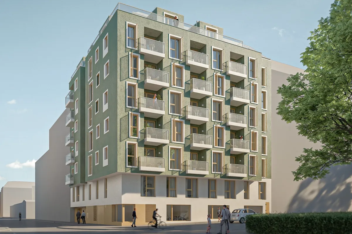 DAVID 59: 3-Zimmer Wohngenuss de luxe mit umlaufender Terrasse in zukünftiger U2-Nähe - Ansicht 2