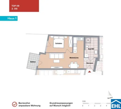 Immobilie kaufen in Wien – 46,16 m², € 266.100 – Bild 8 von 8