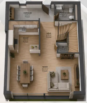 4-Zimmer-Haus kaufen in Leibnitz – 100 m², € 375.000 – Bild 3 von 6