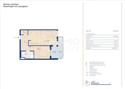 2-Zimmer-Wohnung kaufen in Wien – 56,32 m², € 343.170 – Bild 11 von 11