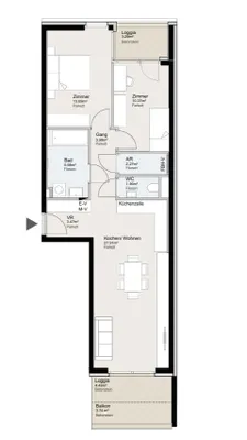 3-Zimmer-Wohnung mieten in Linz – 69,56 m², € 1.171 – Bild 8 von 8