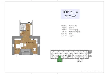 2-Zimmer-Wohnung kaufen in Bruck an der Leitha – 69,21 m², € 366.286 – Bild 21 von 46