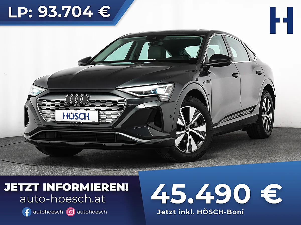 Audi Q8 e-tron SB 50 quattro Adv. PANO AHK LEDER ERSTBE...