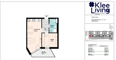 2-Zimmer-Wohnung mieten in Wien – 48,48 m², € 899 – Bild 8 von 8