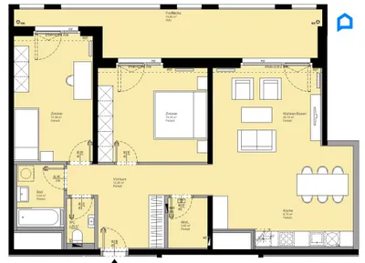 3-Zimmer-Wohnung mieten in Wien – 87,22 m², € 2.316 – Bild 34 von 34