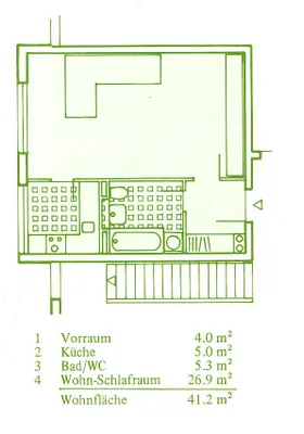1-Zimmer-Wohnung mieten in Linz – 41,2 m², € 535 – Bild 5 von 5