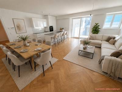 4-Zimmer DG-Wohnung, klimatisiert in Ruhelage Nähe Urania/ Innenstadt