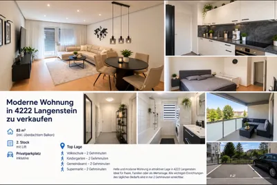 3-Zimmer-Wohnung kaufen in Perg – 83 m², € 299.000