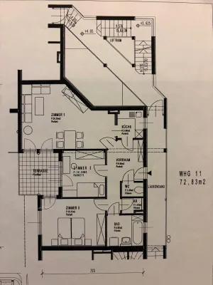 3-Zimmer-Wohnung mieten in Graz – 73 m², € 1.060