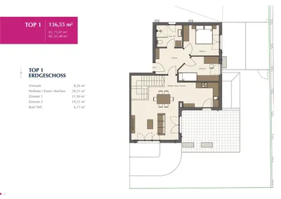 4-Zimmer-Wohnung kaufen in Salzburg-Umgebung – 136,55 m², € 849.000 – Bild 9 von 11