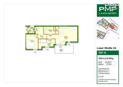 2-Zimmer-Wohnung kaufen in Korneuburg – 50,62 m², € 319.100 – Bild 6 von 6
