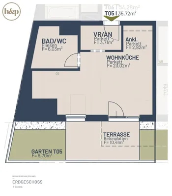 1-Zimmer-Wohnung kaufen in Wien – 35,72 m², € 249.500 – Bild 7 von 8