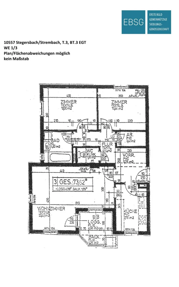 Familienwohnung im 1. OG mit Loggia – pohled 2