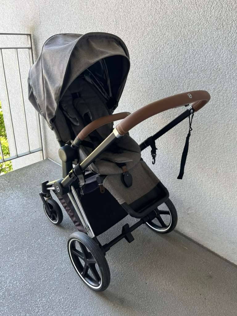 CYBEX Platinum Priam Kinderwagen-Set (Farbe: Manhattan Grey),  520,- (6900  Bregenz) - willhaben