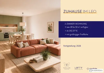 2-Zimmer-Wohnung kaufen in Bruck an der Leitha – 49,2 m², € 265.264
